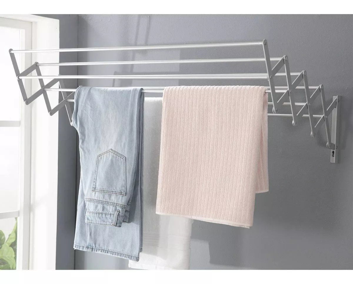 Miniatura 3 de Tendedero De Ropa Plegable En Aluminio